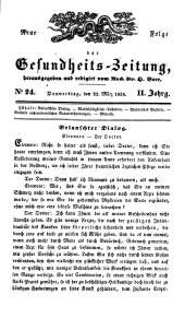 Populäre österreichische Gesundheits-Zeitung