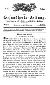 Populäre österreichische Gesundheits-Zeitung