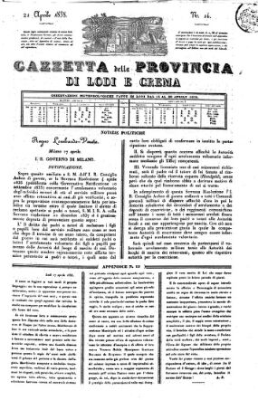Gazzetta della provincia di Lodi e Crema