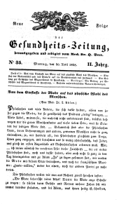 Populäre österreichische Gesundheits-Zeitung