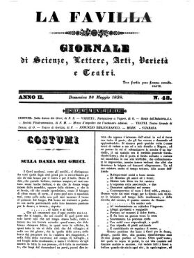 La Favilla giornale