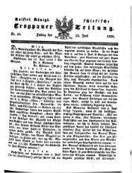 Kais. Königl. Schlesische Troppauer-Zeitung