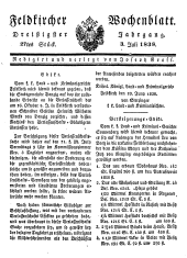 Feldkircher Wochenblatt