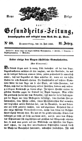 Populäre österreichische Gesundheits-Zeitung