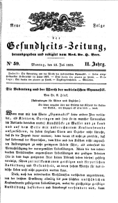 Populäre österreichische Gesundheits-Zeitung