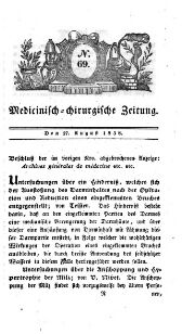 Medicinisch chirurgische Zeitung