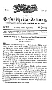 Populäre österreichische Gesundheits-Zeitung