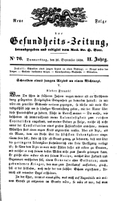 Populäre österreichische Gesundheits-Zeitung