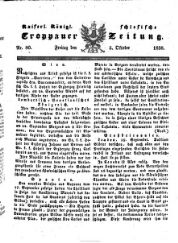 Kais. Königl. Schlesische Troppauer-Zeitung