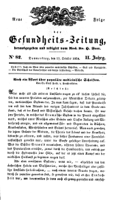 Populäre österreichische Gesundheits-Zeitung