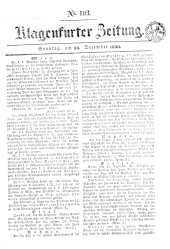 Klagenfurter Zeitung