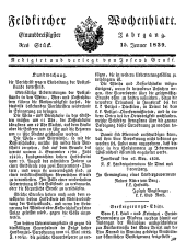 Feldkircher Wochenblatt