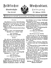 Feldkircher Wochenblatt