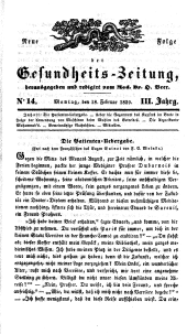 Populäre österreichische Gesundheits-Zeitung