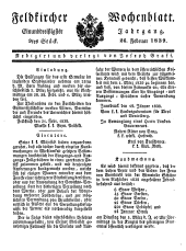 Feldkircher Wochenblatt