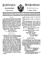 Feldkircher Wochenblatt