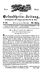 Populäre österreichische Gesundheits-Zeitung