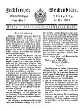 Feldkircher Wochenblatt