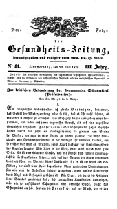 Populäre österreichische Gesundheits-Zeitung