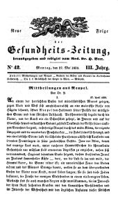 Populäre österreichische Gesundheits-Zeitung