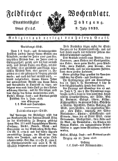 Feldkircher Wochenblatt