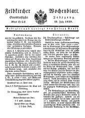 Feldkircher Wochenblatt