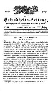 Populäre österreichische Gesundheits-Zeitung