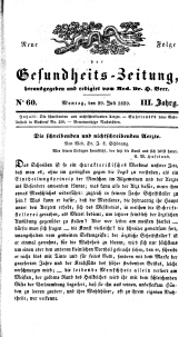 Populäre österreichische Gesundheits-Zeitung