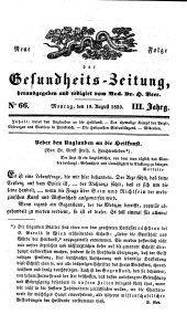 Populäre österreichische Gesundheits-Zeitung