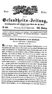 Populäre österreichische Gesundheits-Zeitung