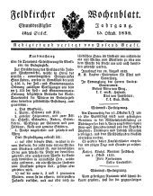 Feldkircher Wochenblatt