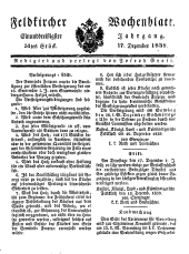 Feldkircher Wochenblatt