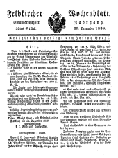 Feldkircher Wochenblatt