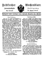 Feldkircher Wochenblatt