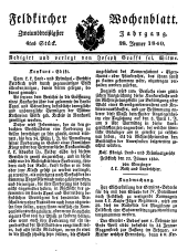 Feldkircher Wochenblatt