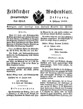 Feldkircher Wochenblatt