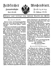 Feldkircher Wochenblatt