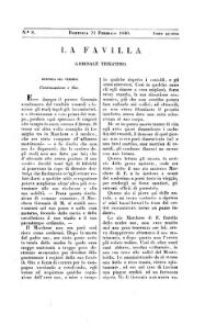 La Favilla giornale