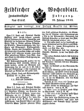 Feldkircher Wochenblatt