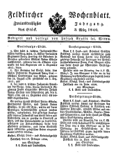 Feldkircher Wochenblatt