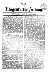 Klagenfurter Zeitung