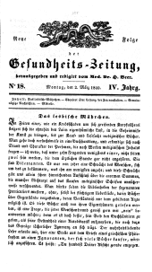 Populäre österreichische Gesundheits-Zeitung