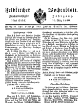 Feldkircher Wochenblatt