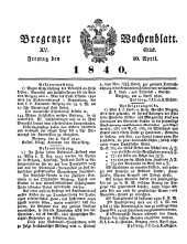 Bregenzer Wochenblatt