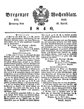 Bregenzer Wochenblatt