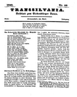 Der Siebenbürger Bote