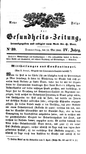 Populäre österreichische Gesundheits-Zeitung