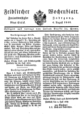 Feldkircher Wochenblatt