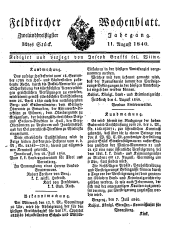 Feldkircher Wochenblatt