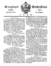 Bregenzer Wochenblatt